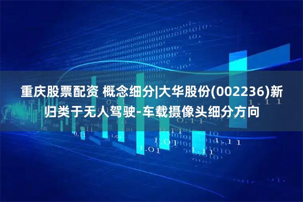 重庆股票配资 概念细分|大华股份(002236)新归类于无人驾驶-车载摄像头细分方向